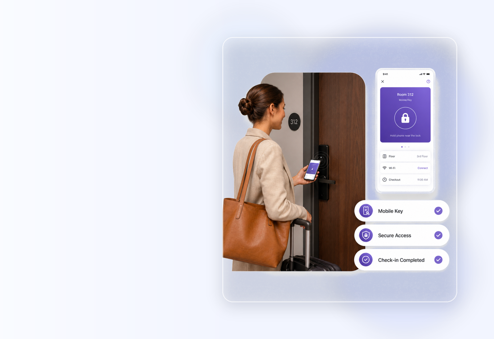 Self check-in con accesso mobile e chiavi digitali collegate al soggiorno